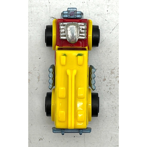 Maisto Tonka Hasbro 2007 Skool Bust Yellow with Red Flames Vehicle Model Toy - Picture 6 of 10